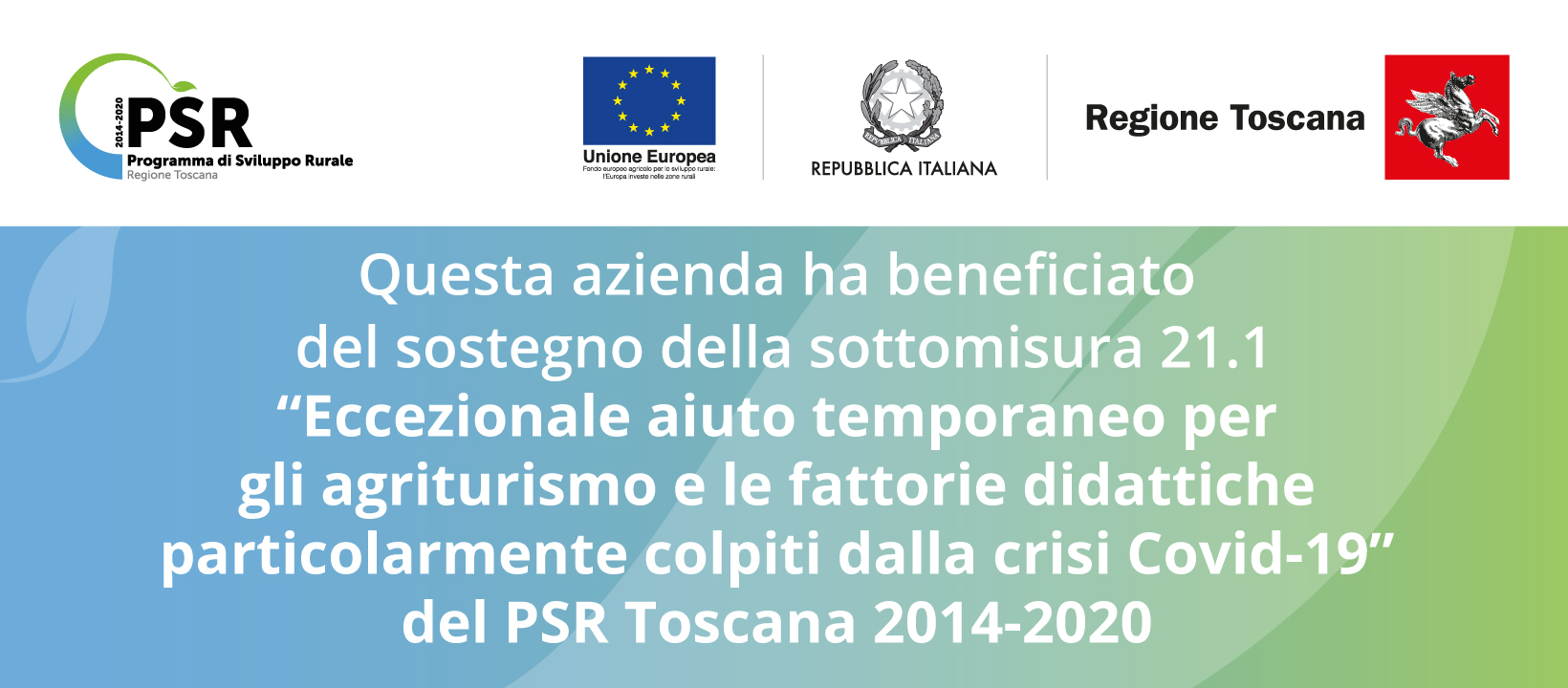 Regione Toscana Sostegno Covid-19
